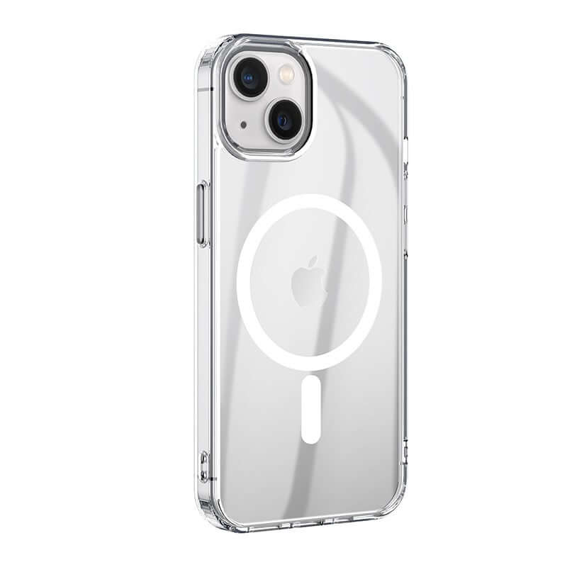 iPhone 14 Magnetic Magsafe TPU Protection Transparent Back Case