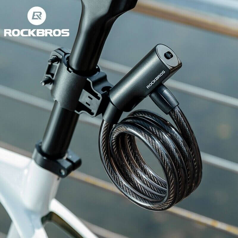 Bicycle Bike Anti-Theft Zinc Alloy Steel Lock Portable with 2 keys