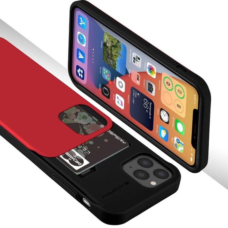 iPhone 12 Pro Max Bumper Case with slide open Card Slot