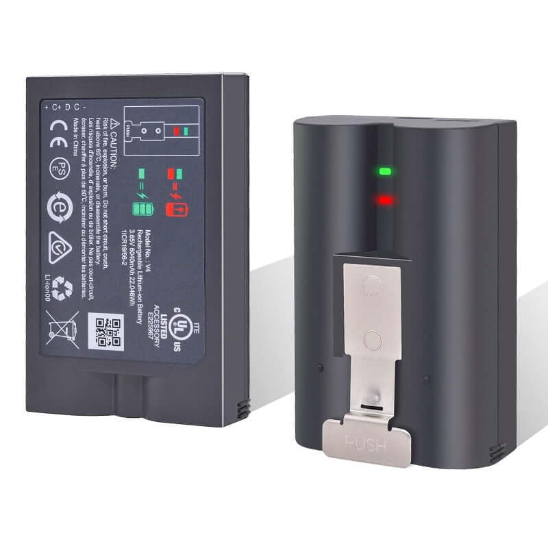 Replacement V4 Battery for Ring, Stick Up Spotlight Cam Camera Video Doorbell 2/3/4/3 /3 Plus