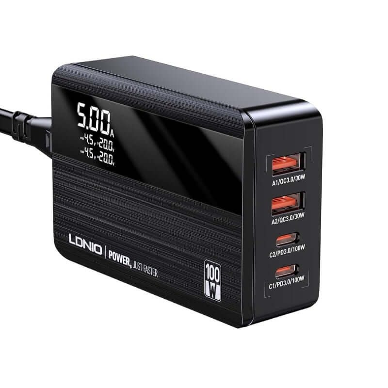 100W Fast Charging Ports Charger Adapter for Phone Laptop