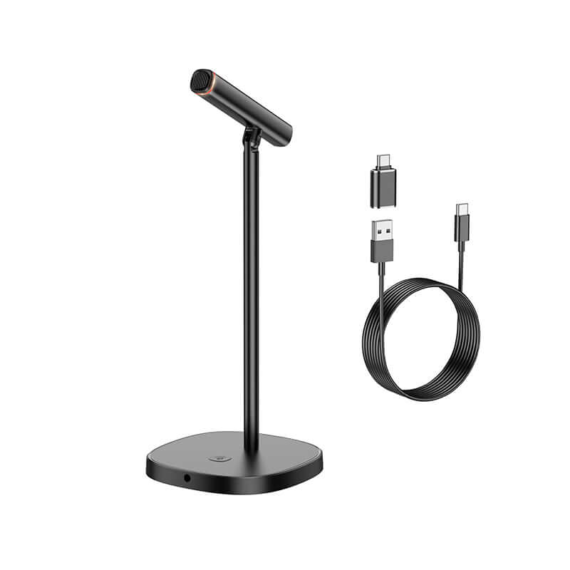 USB Desktop Microphone One Key Mute for PC Laptop
