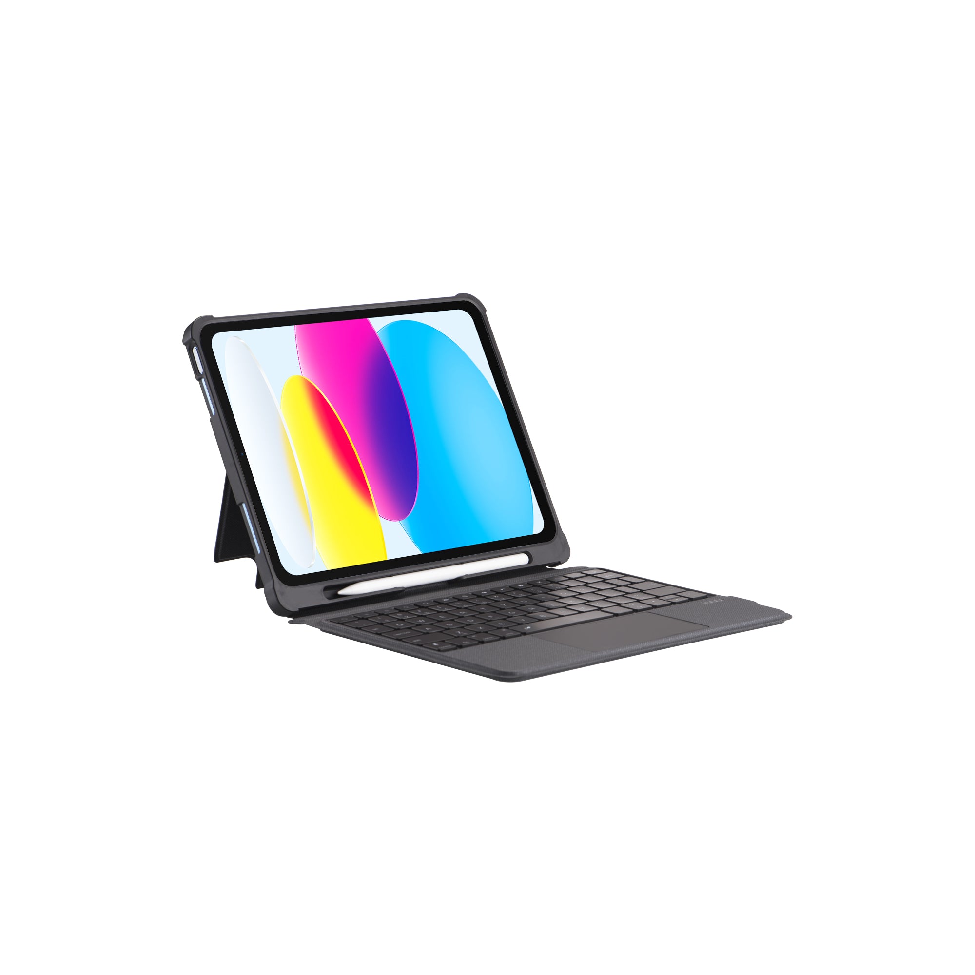 iPad 10th 10.9"/ iPad 11 A16 Backlit Bluetooth keyboard with Trackpad Detachable stand case