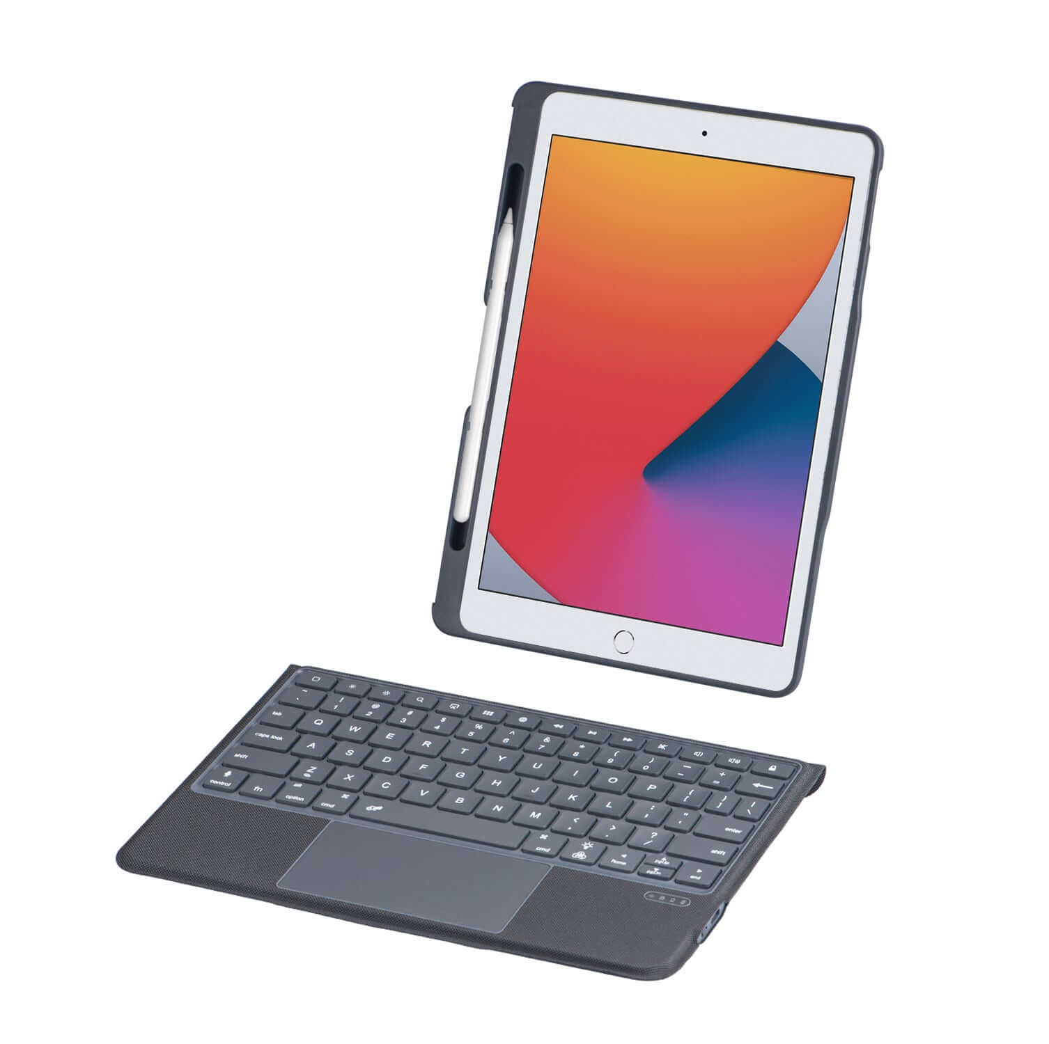 iPad 10.2"/10.5" Backlit Trackpad Bluetooth Keyboard Removable Case