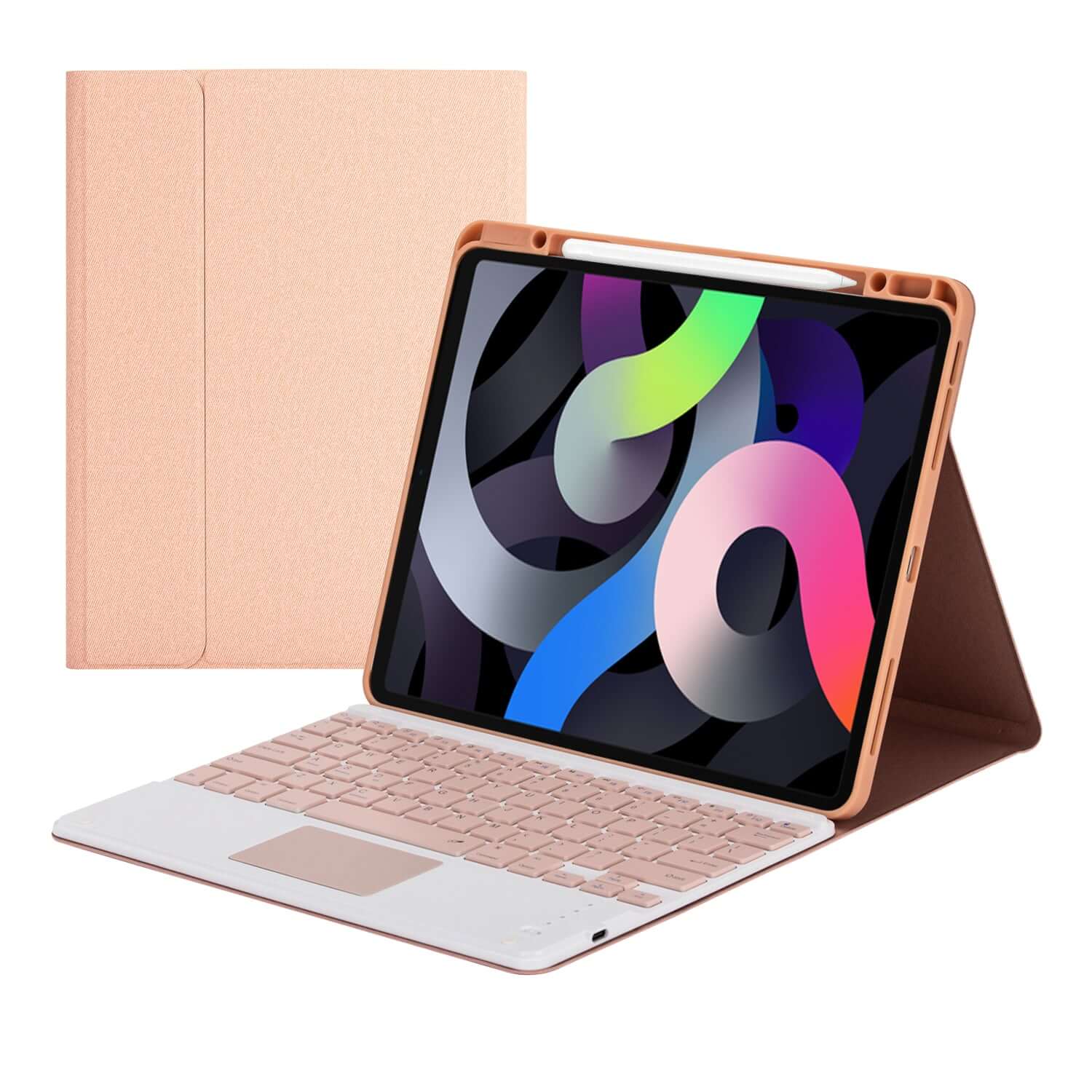 iPad Pro 12.9 2022 2021 2020 2018 Backlit Trackpad Removable Bluetooth Keyboard Cover