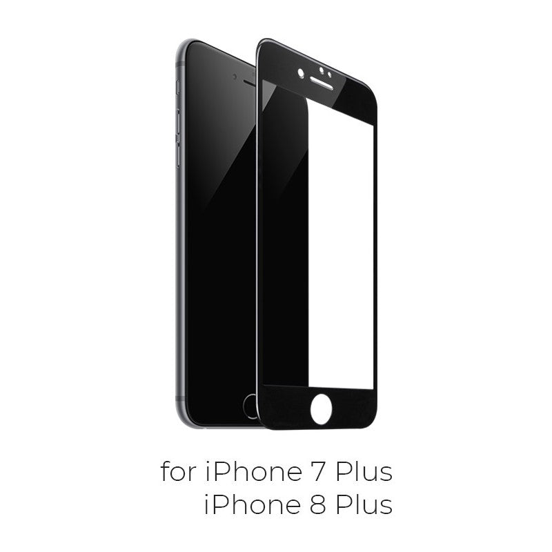 iPhone 7 Plus / 8 Plus HD Full Tempered Glass screen protector-Black