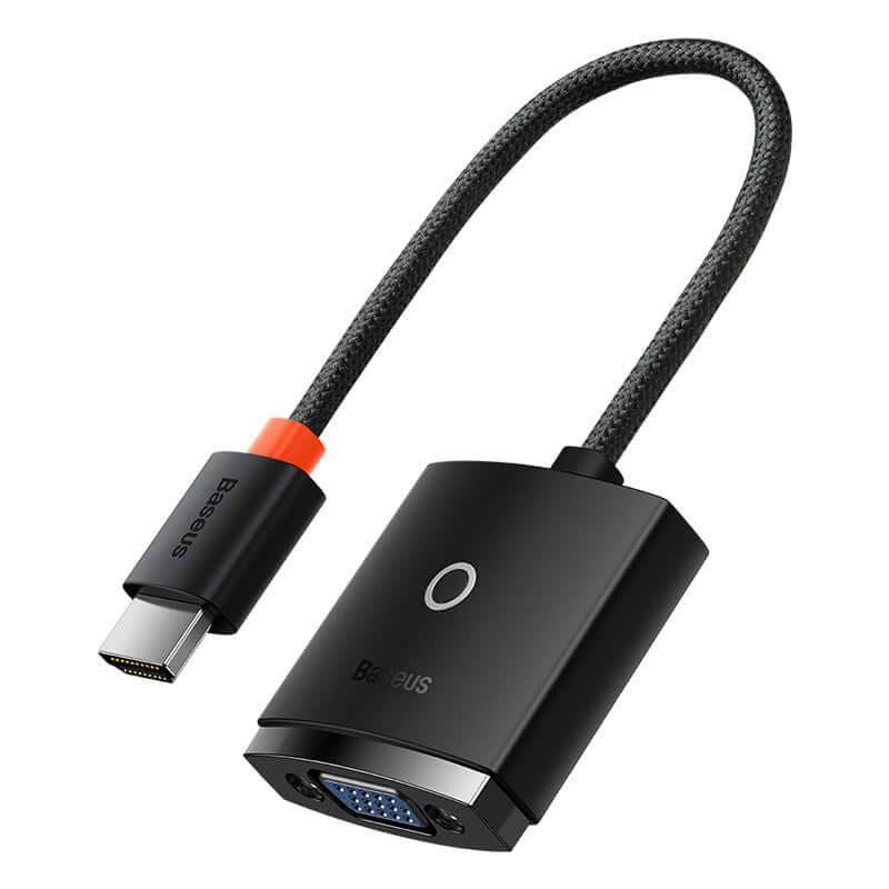 HDMI to VGA Cable Adapter for Laptop Switch Xbox PS4 Converter with 3.5mm Audio Port