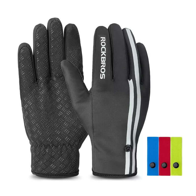 Cycling Warm Bike Bicycle Sport Glove Full Finger Gloves support Touch Screen