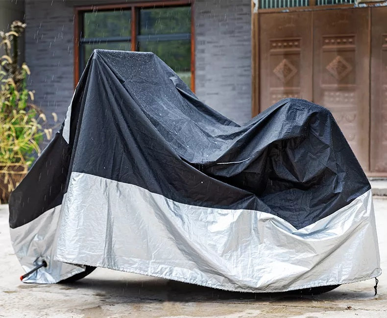 Motorcycle Motorbike Rain Cover Waterproof Outdoor Sun Protection Protective Cover