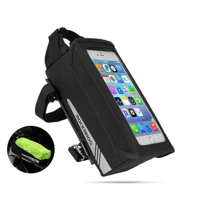 Bike Front Frame Bag Bicycle Top Tube Phone Bag Storage Magnetic Opening
