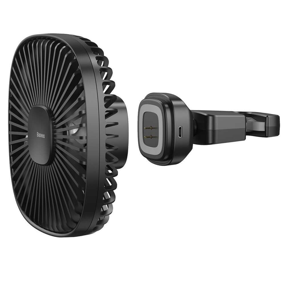 Vehicle mount car headrest Rear Back Seat Magnetic Adjustable Cooling Fan