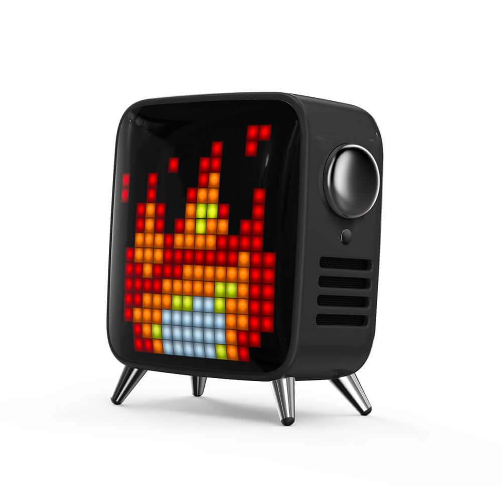 Pixel Tivoo-Max Wireless Bluetooth Speaker Box Audio Art Led Stereo Alarm Clock
