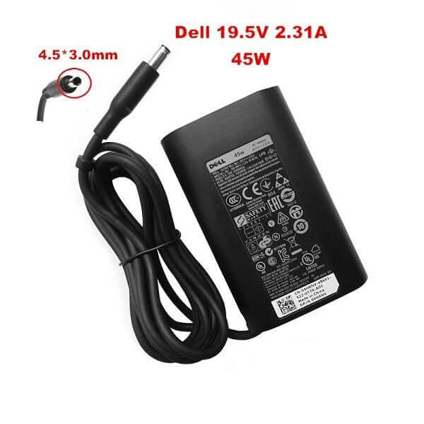 Dell XPS 12 XPS 13 L321X L322X Adapter 19.5V 2.31A 45W 4.5x3.0mm