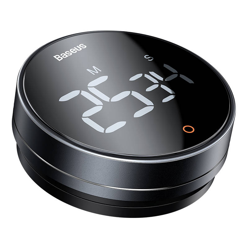 Digital Timer Rotation Countdown Timer Magnetic Alarm Clock Large Led Display for Kitchen Cooking Yoga Study