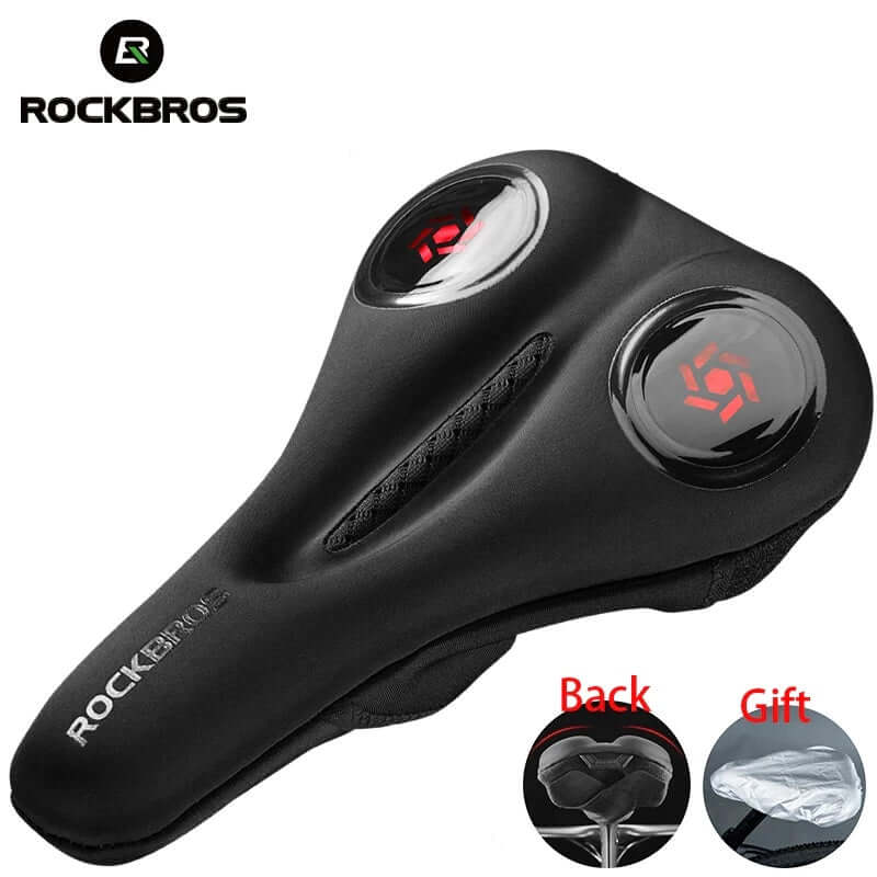 Bike Bicycle Saddle Cover Silicone Gel Saddle Breathable Soft Seat Comfort cushion