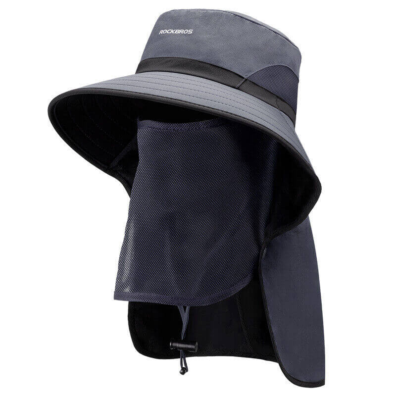 Summer Sun Protection Hat Cap Face Cover Wide Brim Neck Flap for Riding Outdoor Fishing Hiking