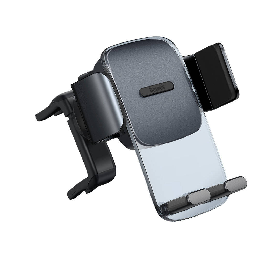 Car Mobile Phone Holder Air Vent Outlet Easy Clamping Mount Round
