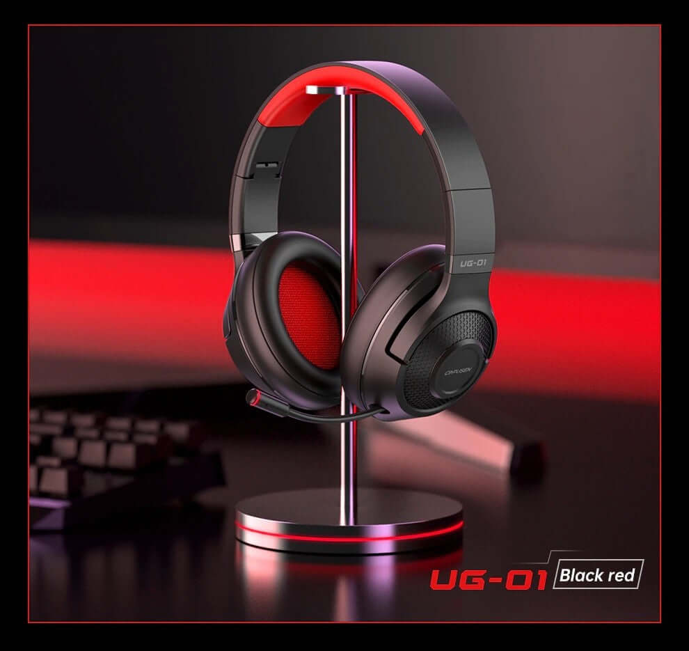 Over-Ear Wireless Bluetooth Gaming Headphones With Mic for PC PS5 PS4 Cell Phone