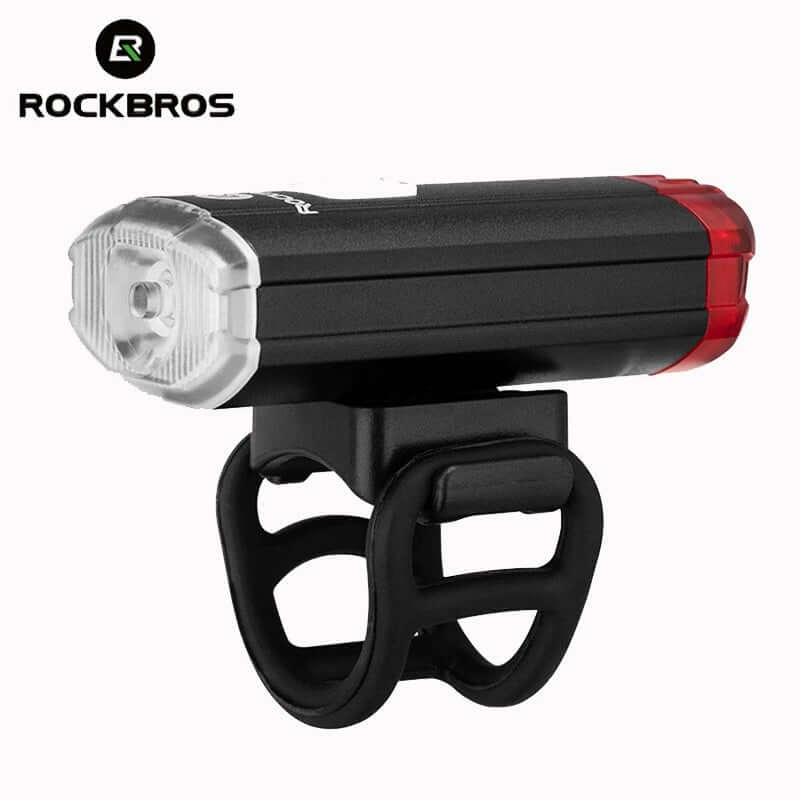 Bicycle Helmet Light USB Rechargeable Flashlight Bike Headlight Taillight