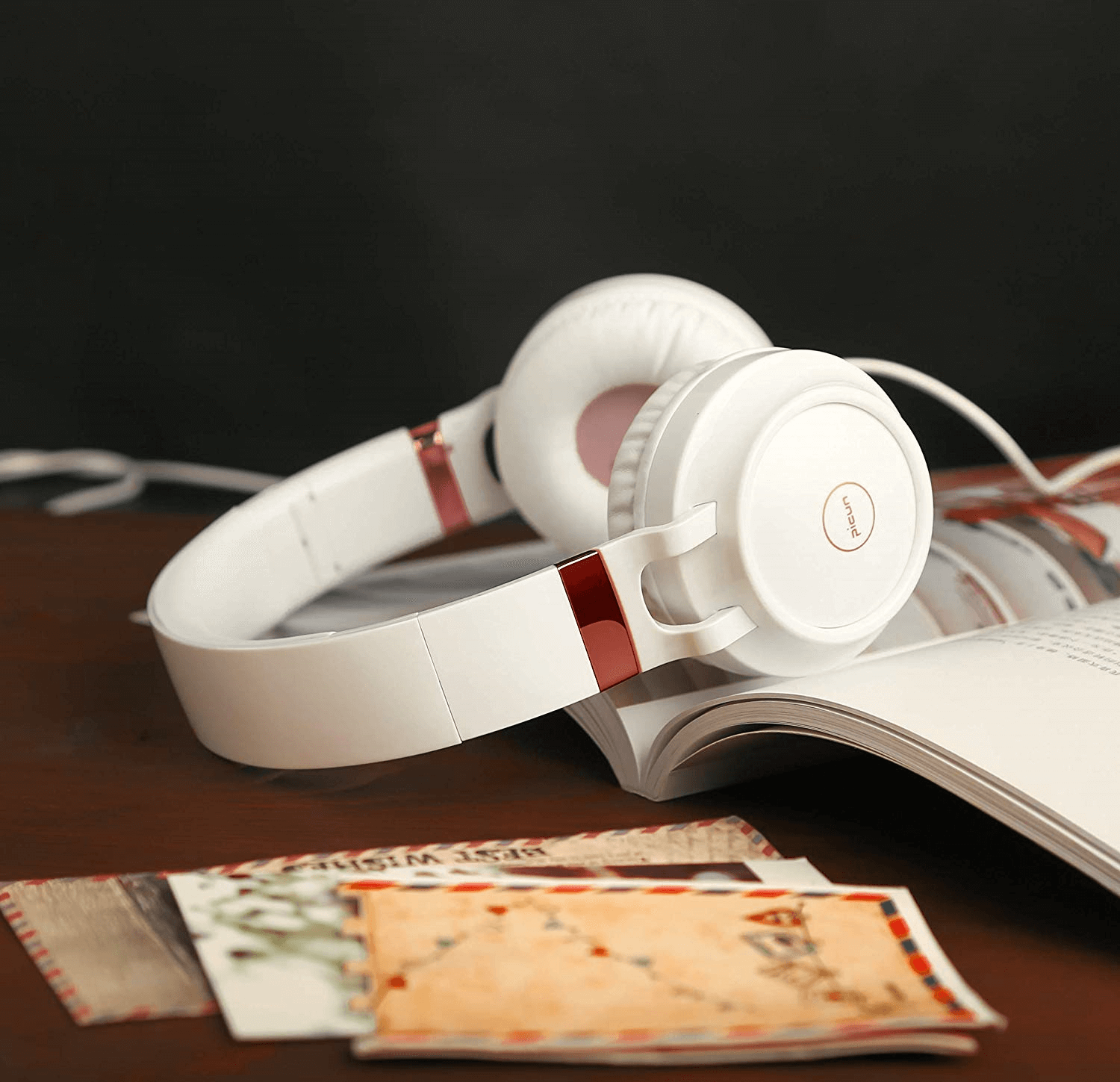 Headset Adjustable Foldable Headphone 4D Sound Deep Bass Earphone with Mic