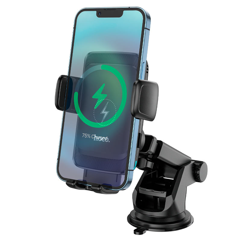 Smart Intelligent Wireless Charging Charger Car Phone Holder For Windshield Dashboard Air Vent