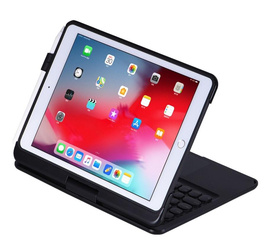 iPad 7th/8th/9th 10.2 inch iPad Air 3/Pro 10.5 360 Rotating Led Backlit Bluetooth Touchpad Keyboard