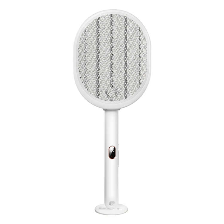 Electronic Mosquito Swatter Folding Digital Display Electric Mosquito Racket