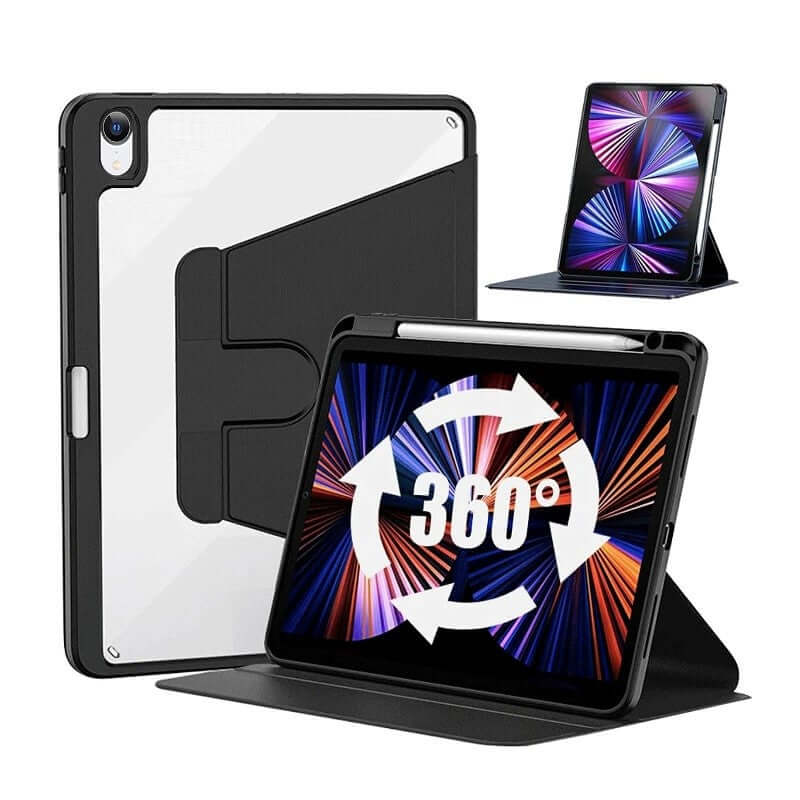 iPad 10th 10 Gen 10.9" 2022 Rotation Stand Smart Case Cover with Pencil Slot