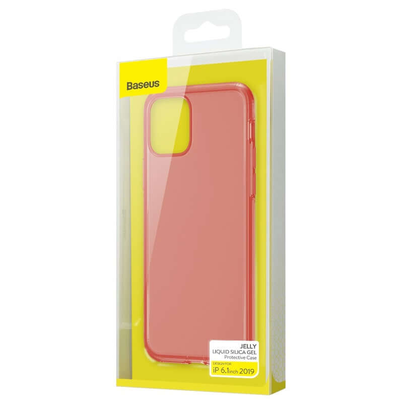iPhone 11 6.1 inch Jelly Liquid Silica Gel Back Protective Case -Pink