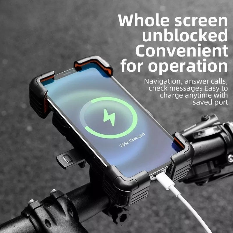 Bike Handlebar Phone Holder 360 View Bicycle mount