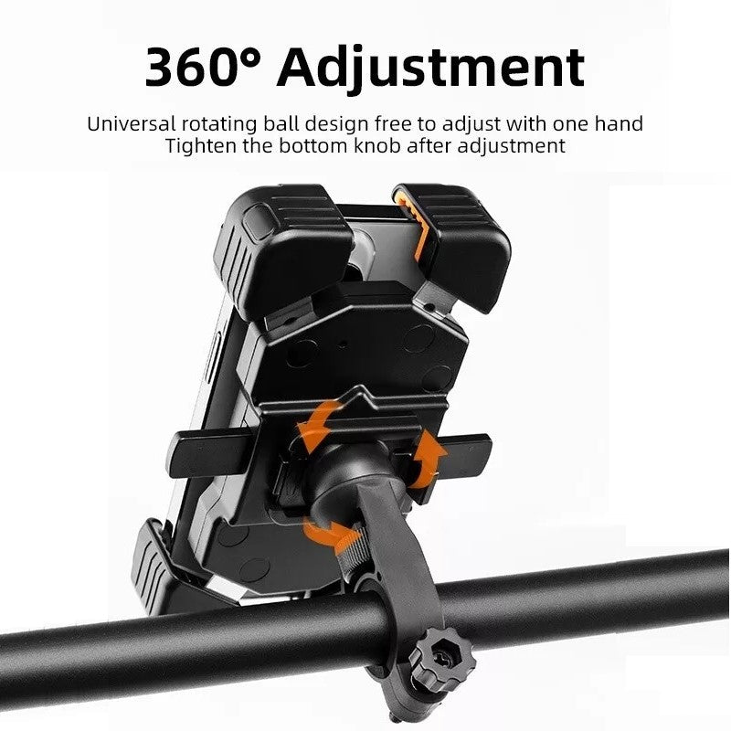 Bike Handlebar Phone Holder 360 View Bicycle mount