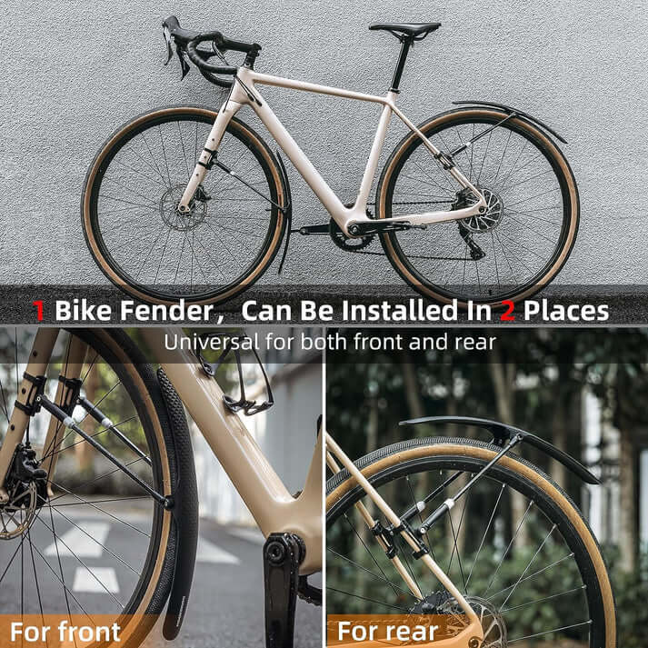 700C Road Bike Front Rear Mudguard Bicycle Fender Adjustable