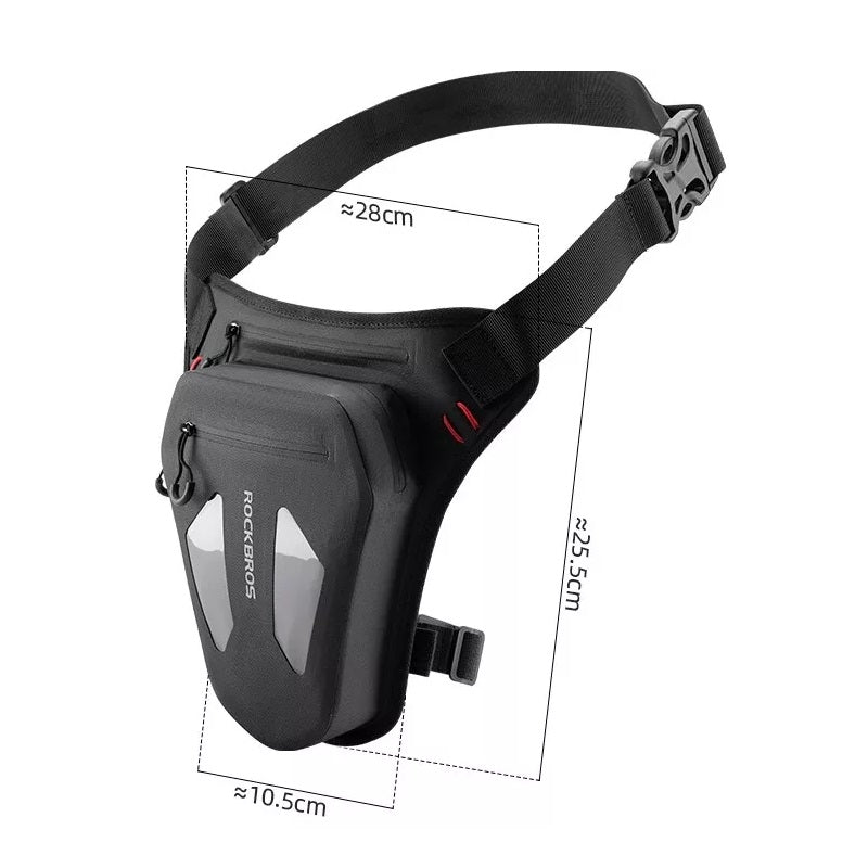 Waterproof Motorcycle Motorbike Side Belt Waist Leg Bag Pack