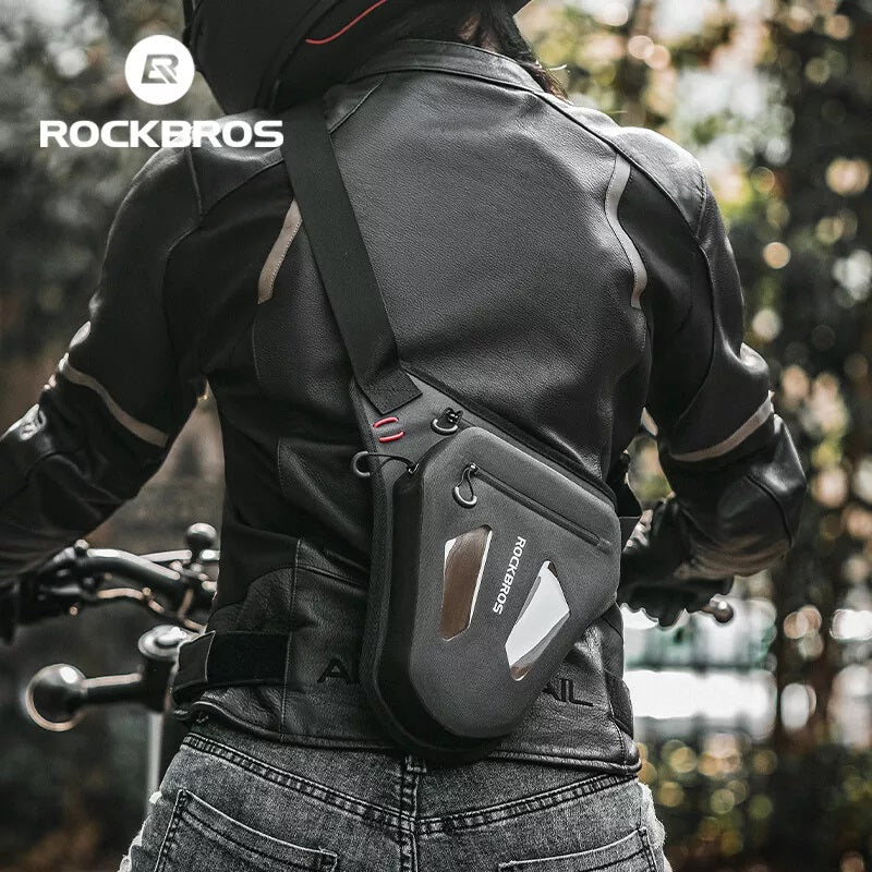 Waterproof Motorcycle Motorbike Side Belt Waist Leg Bag Pack