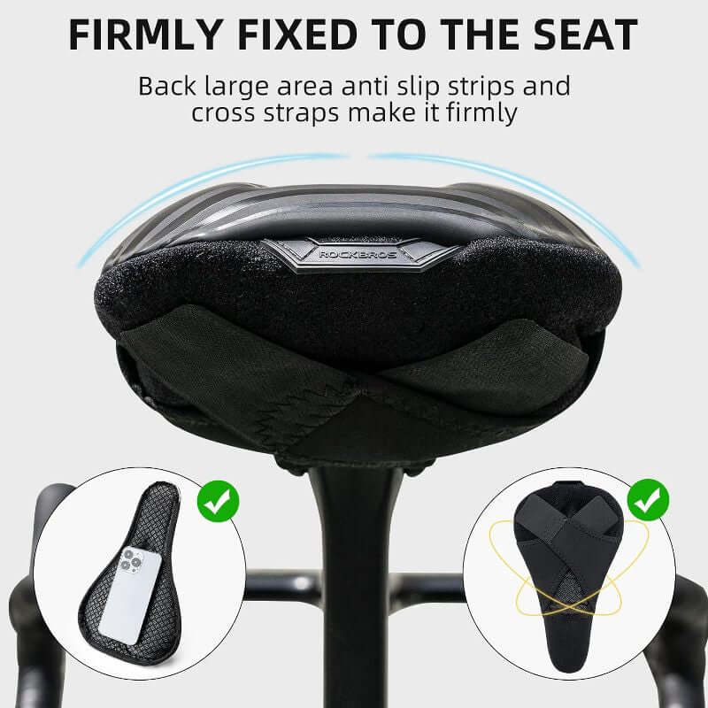 Cycling Saddle Cover Bicycle Bike Seat Cushion Soft Gel