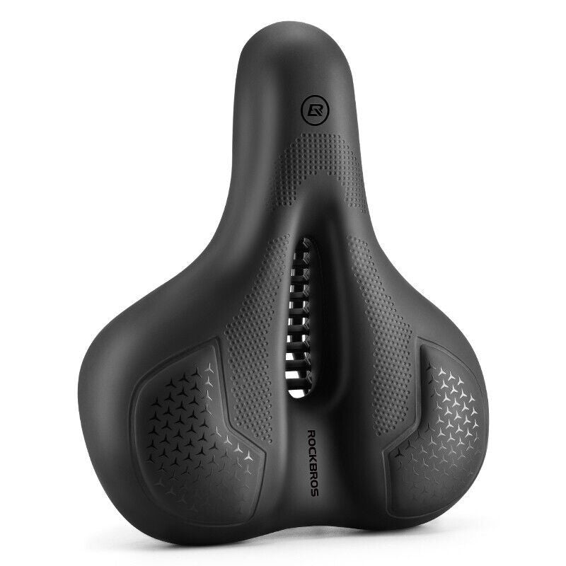 Bicycle Saddle Shockproof Cycling Bike Seat PU Leather Comfortable