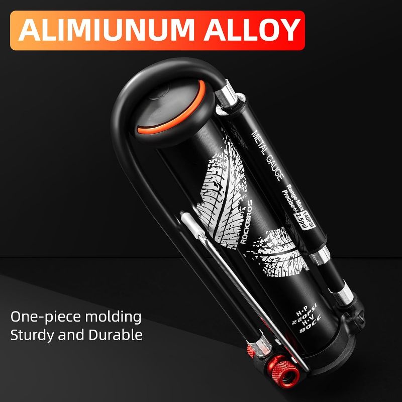 Bicycle Mini Hand Pump Air Inflator Hight Pressure Portable AV/FV