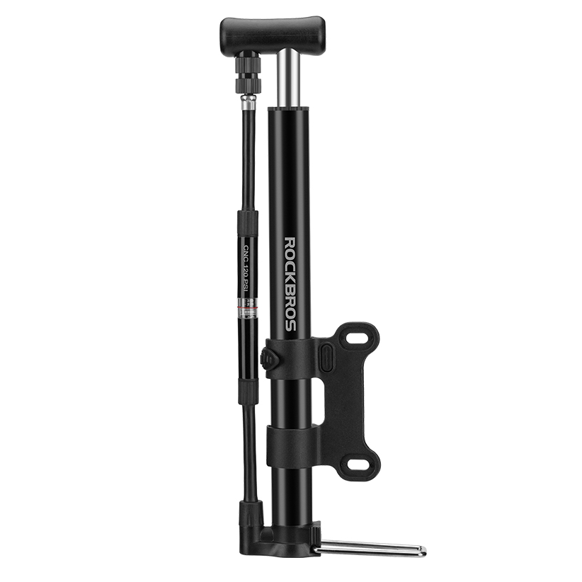 Portable Bike Pump Air Inflator 120PSI with Gauge