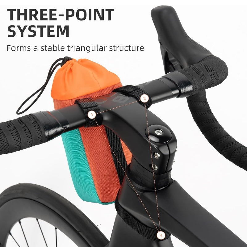 Bicycle Front Handlebar Water Bottle Cup Bag For Mountain Road Bike