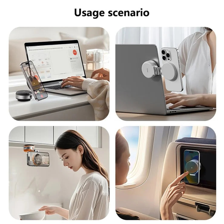 Electric Suction Cup Magnetic Magsafe Car Phone Holder Stand