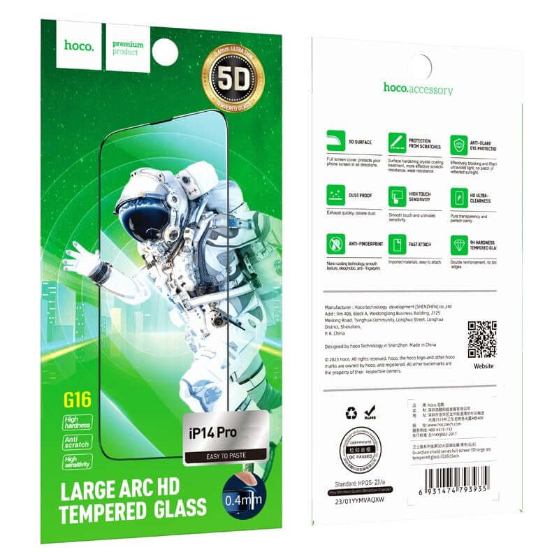 iPhone 14 Pro Full Screen Tempered Glass protector