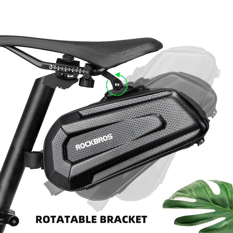 Saddle Tail Bag Under Seat Hard Shell for Bike Bicycle 1.7L