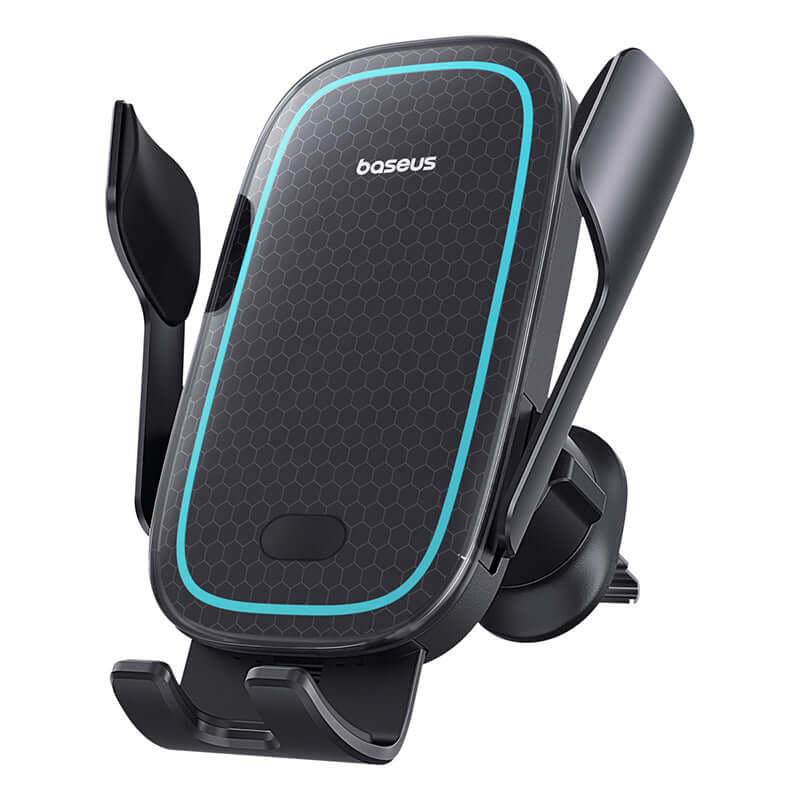 Baseus 15W Wireless Charging Car Mount Phone Holder For Air Vent Grill
