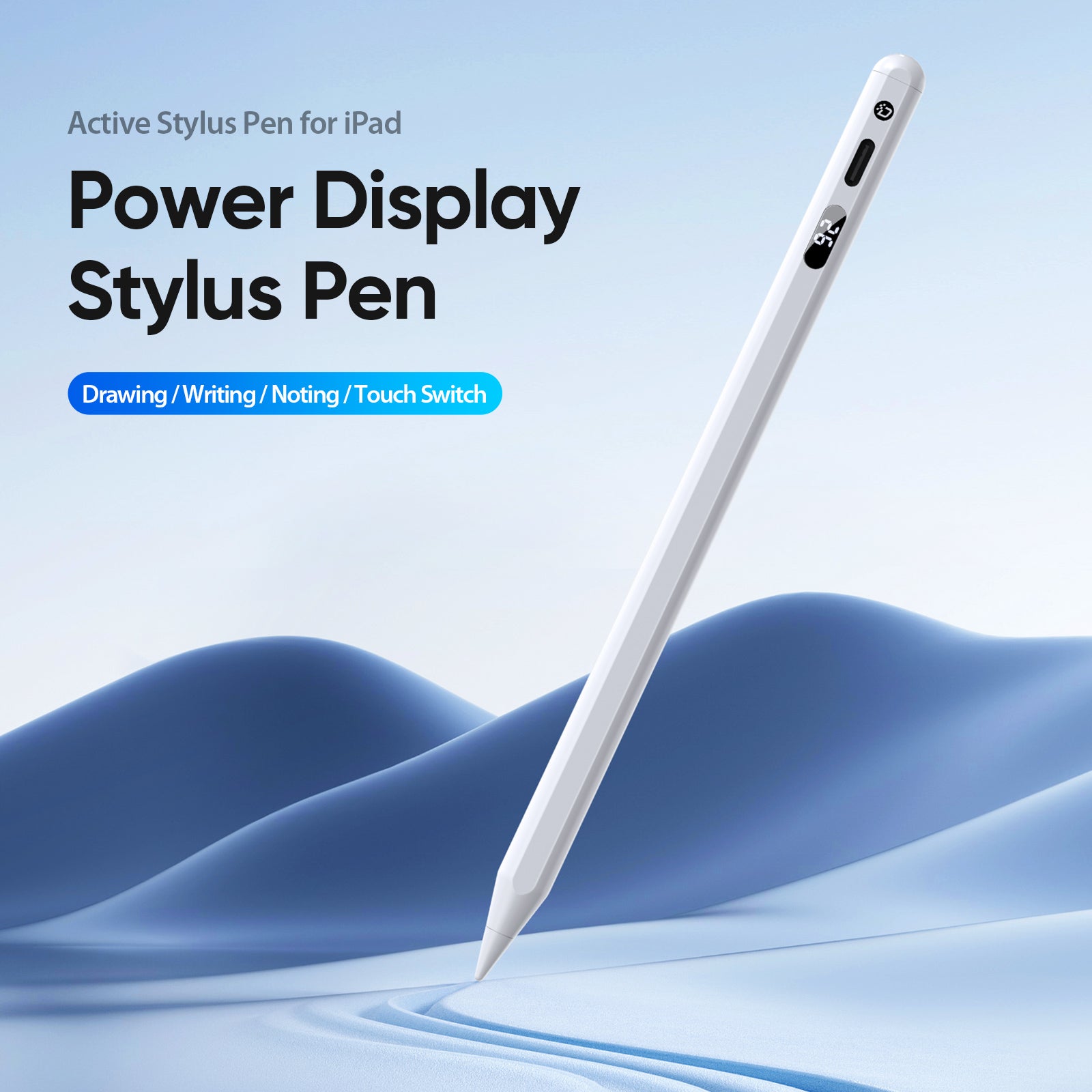 iPad Active Stylus Pen with Digital Display