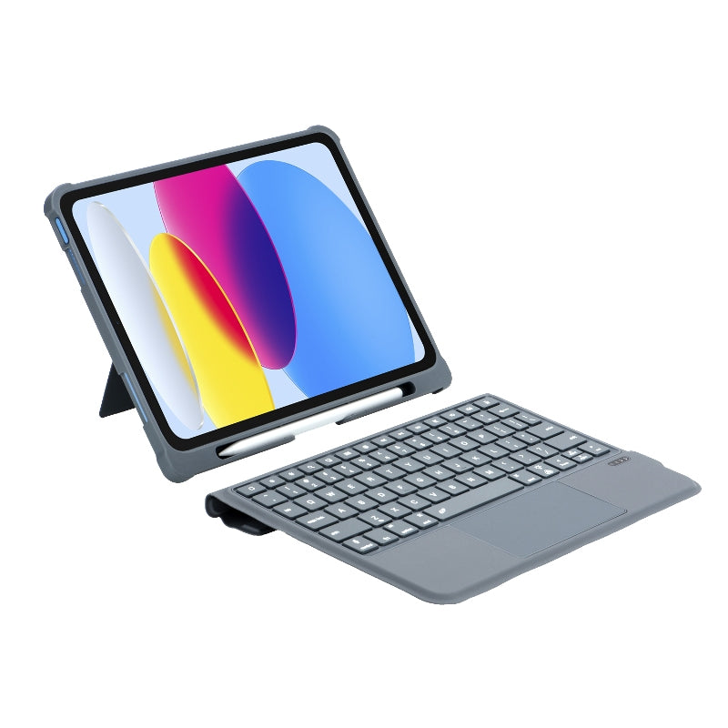 iPad 10th Gen 2022 Backlit Trackpad Bluetooth Keyboard Removable Case