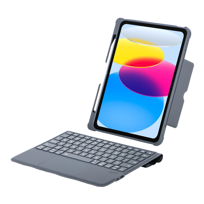 iPad 10th Gen 2022 Backlit Trackpad Bluetooth Keyboard Removable Case