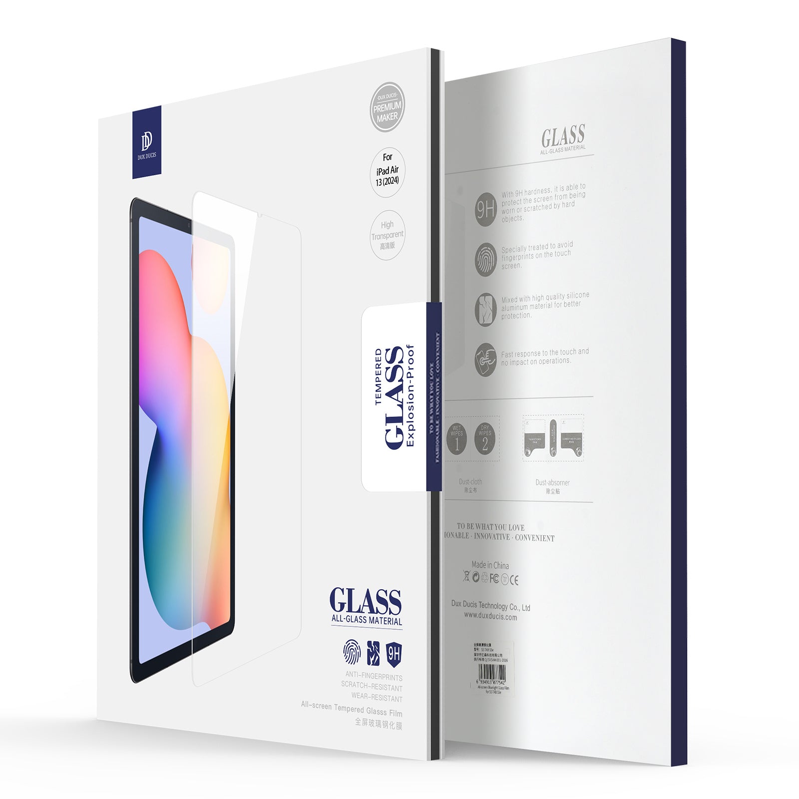 iPad Air 13 inch 2024 Tempered Glass Screen Protector