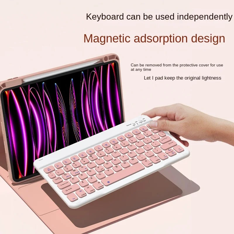 iPad 10.2" 10.5" Magnetic 360 Rotation Case Bluetooth keyboard