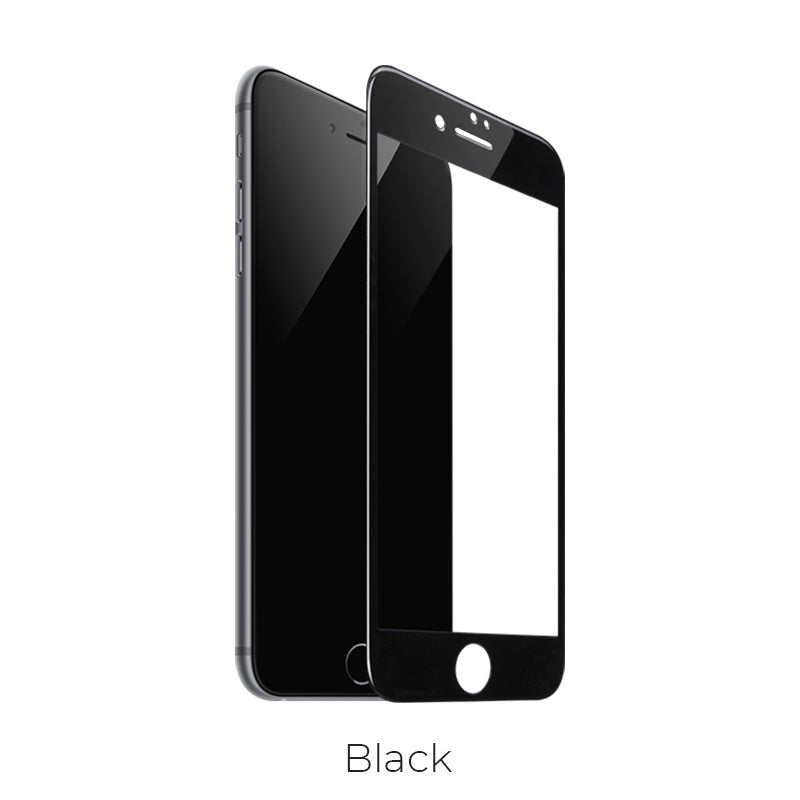 iPhone 7 / 8 HD Full Tempered Glass screen protector-Black