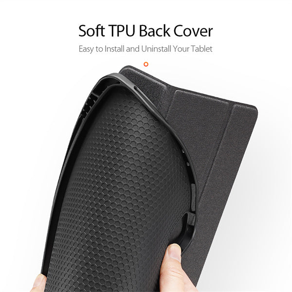 iPad Air 13 2024 Flip Trifold Stand Case Cover with Pencil Holder